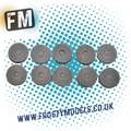 HOBOA - 1/10 RC Body Shell (5MM THICK) Foam Protector Washers (10PCS) - H84062-1
