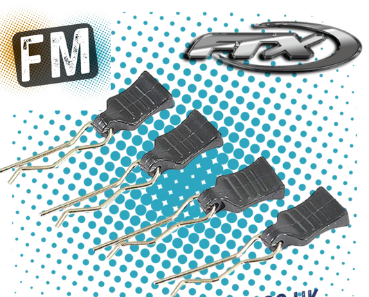 FTX 1/10 EASY PULL TAB BODY CLIP (4PCS) SMALL (PERFECT FOR EURO TRUCK BODIES) FTX9760 TRACER