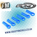 FTX VANTAGE/CARNAGE/OUTLAW/ZORRO BANZAI STEERING LINK BALL ENDS - BLUE (6PCS) - FTX6502B