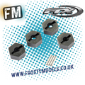 FTX OUTBACK 12MM WHEEL HEX WITH DRIVE PINS (4PC) - FTX10030 UNIVERSAL 1/10