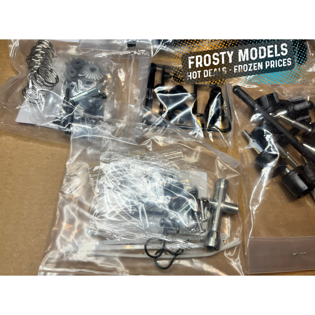 TAMIYA - TT01E ROLLING COMPLETE CHASSIS Car / Euro Truck KIT  - NO ELECTRICS, No Body, No Wheels or Tyres - As in photo)