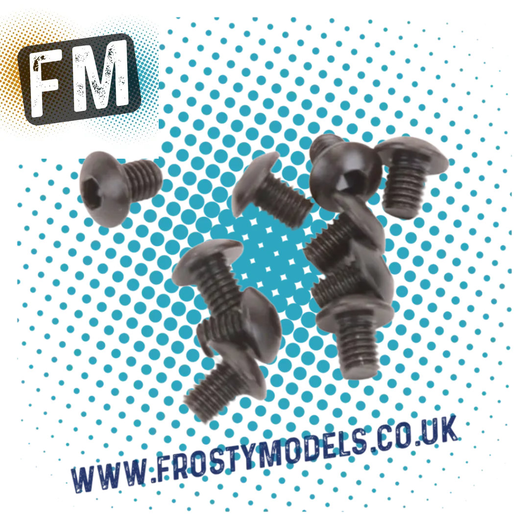 SCHUMACHER RC - M3 X 4MM Button Head Bolts (pk10) - U7102