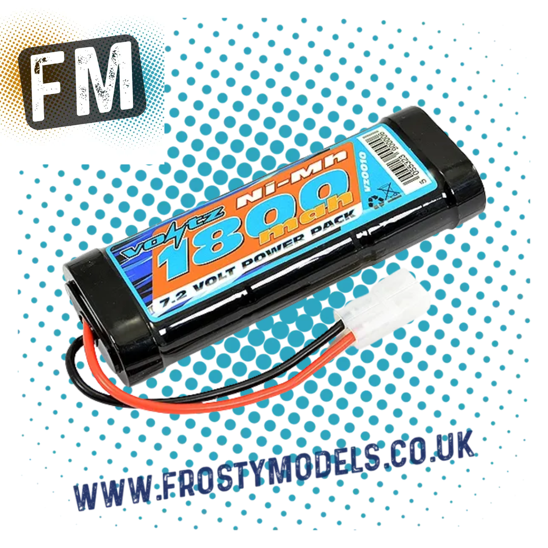VOLTZ - RC CAR STICK BATTERY - 1800MAH 7.2V NIMH WITH TAMIYA CONNECTOR - VZ0010
