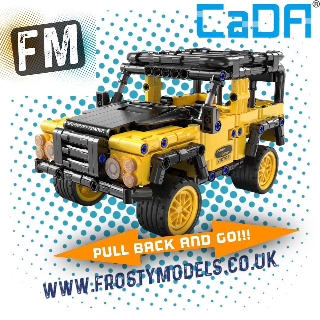 CADA BLOCK SET - PULL BACK Range Rover Defender  - 389pcs - C52028W (Licensed Product)
