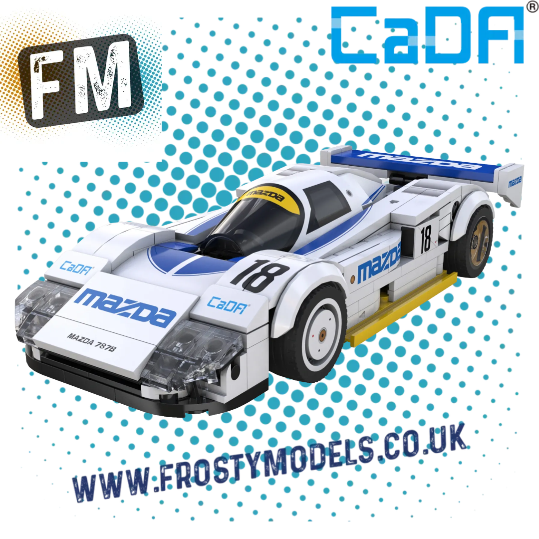 CADA BLOCK SET - Push Model 1:24 Mazda 787B - 242 - C55029W (Official Licensed Product)