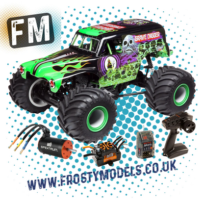 1/10 (Supplier Order) LMT 4WD Solid Axle Monster Truck RTR Grave Digger - C-LOS04021T1