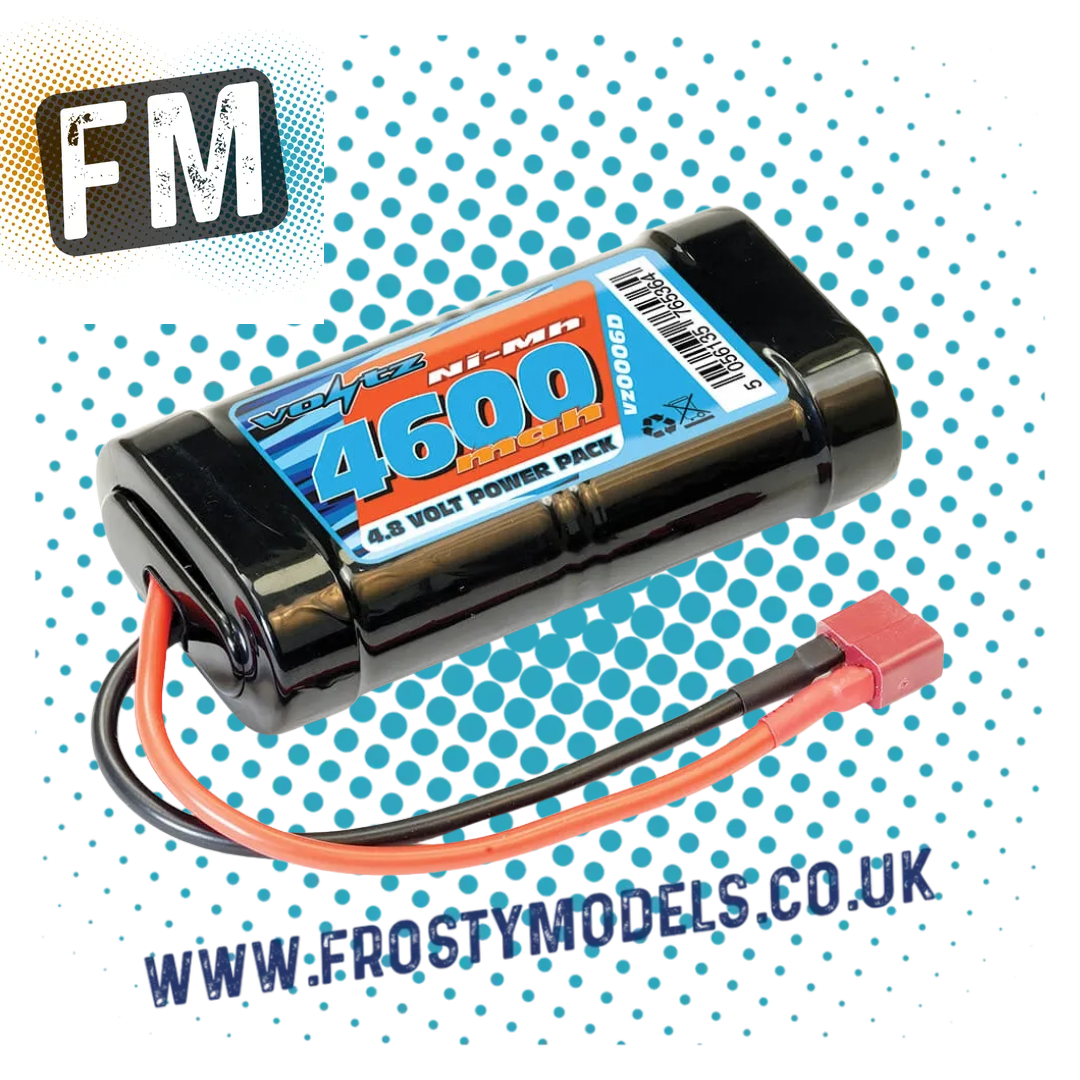 VOLTZ - 4 Cell Stick Pack DEANS - 4600mAh - 4.8V NiMh (6V Charged) VZ0006D