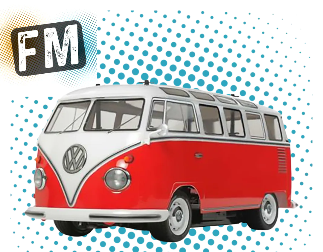 TAMIYA - 58668 RC VOLKSWAGEN VW BUS TYPE 2 T1 KIT (M-06) INC'S MOTOR & ESC