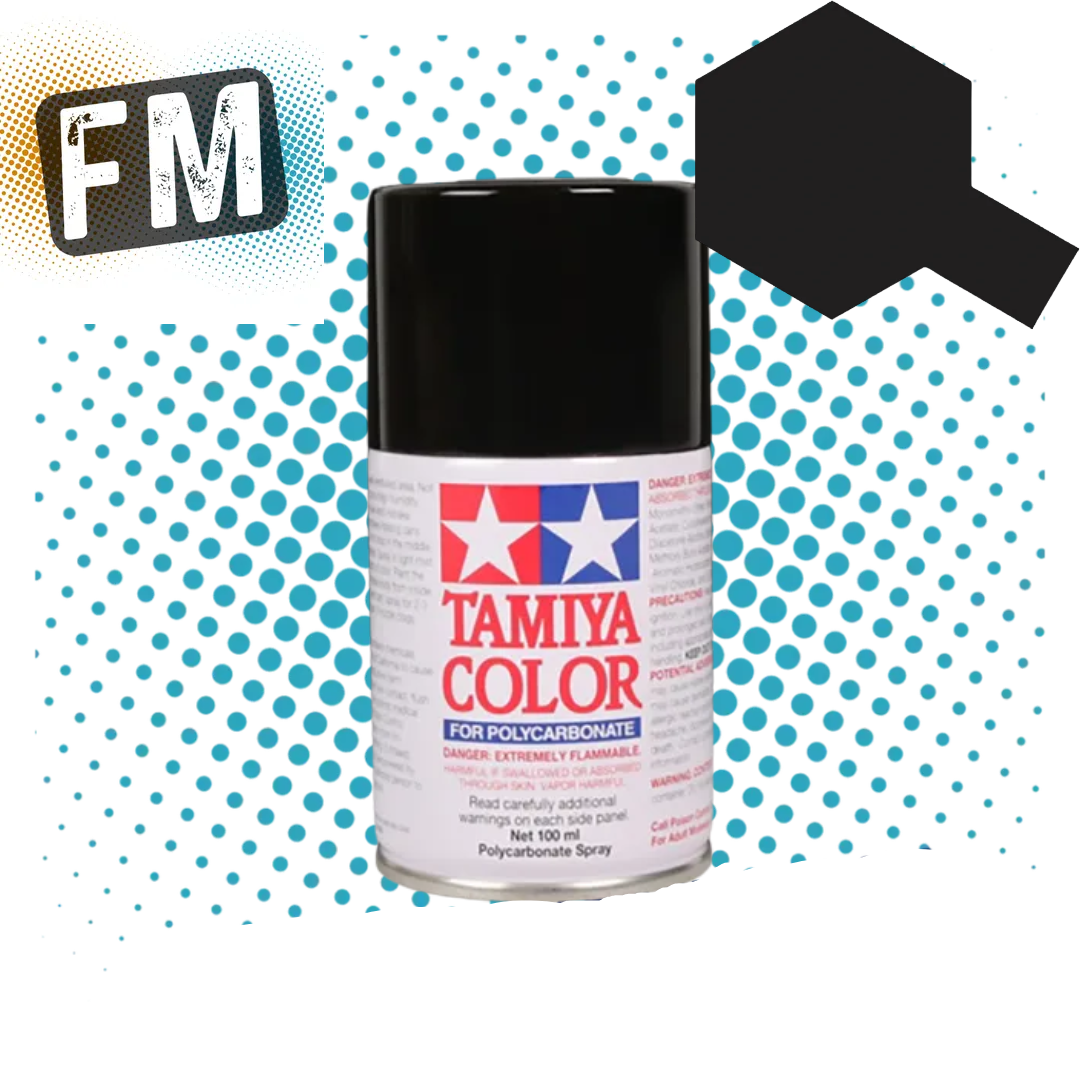 TAMIYA PS 1 TO 62 POLYCARBONATE RC BODY SPRAY PAINT - 100ML - ALL COLOUR LISTING