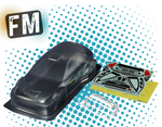 TAMIYA - 51718 1/10 2003 Ford Focus RS BODY SHELL 190MM - NOT PAINTED (OFFICIAL BOXED BODY)
