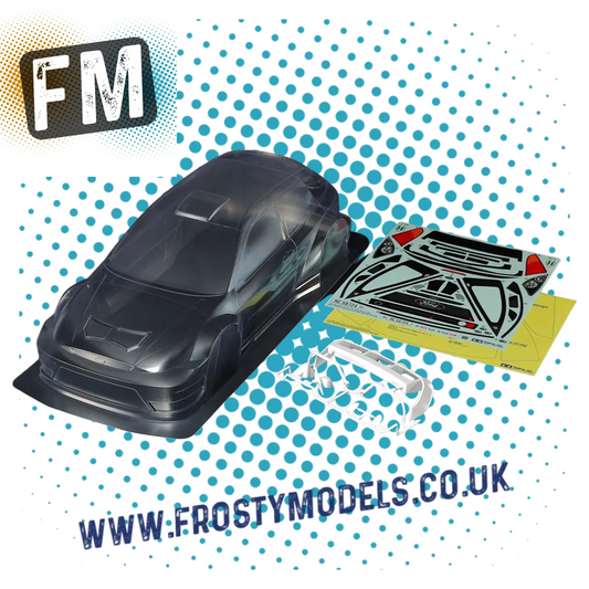 TAMIYA - 51718 1/10 2003 Ford Focus RS BODY SHELL 190MM - NOT PAINTED (OFFICIAL BOXED BODY)