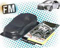 TAMIYA - 51376 1/10 MITSUBISHI LANCER EVO X BODY SHELL 190MM - NOT PAINTED