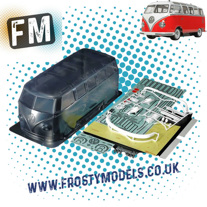 TAMIYA 51616 - 1/10 VOLKSWAGEN TYPE 2 VW BUS BODY SHELL (M-CHASSIS L) NOT PAINTED