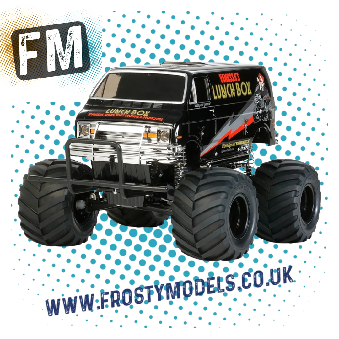 TAMIYA 58546 - (Back-Order / Pre-Order) LUNCH BOX KIT - 1/10 2WD TRUCK - (BLACK EDITION) INC's MOTOR & ESC)