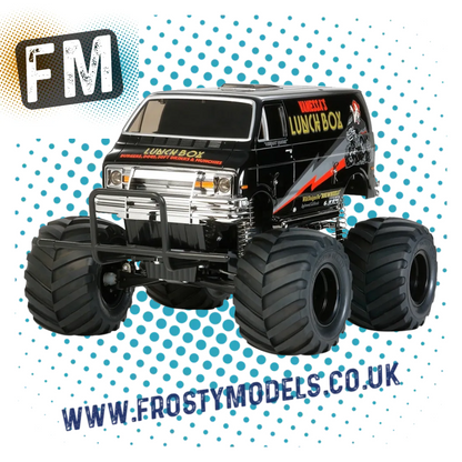 TAMIYA 58546 - (Back-Order / Pre-Order) LUNCH BOX KIT - 1/10 2WD TRUCK - (BLACK EDITION) INC's MOTOR & ESC)