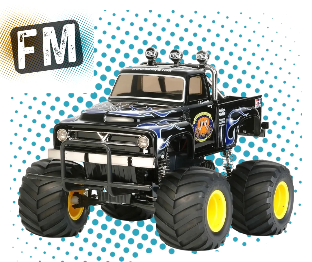 TAMIYA 58547 - Midnight Pumpkin - 1/12 2WD TRUCK (Black Edition CW01) INC's ESC & MOTOR