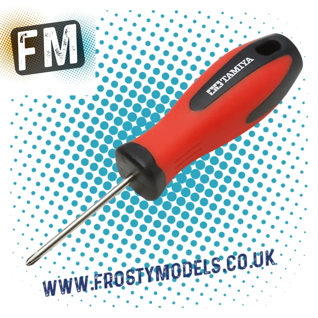 TAMIYA - 74121 (+) SCREW DRIVER PRO (Mini 4wd) for PH1 M2 ~ M2.6 Bolts