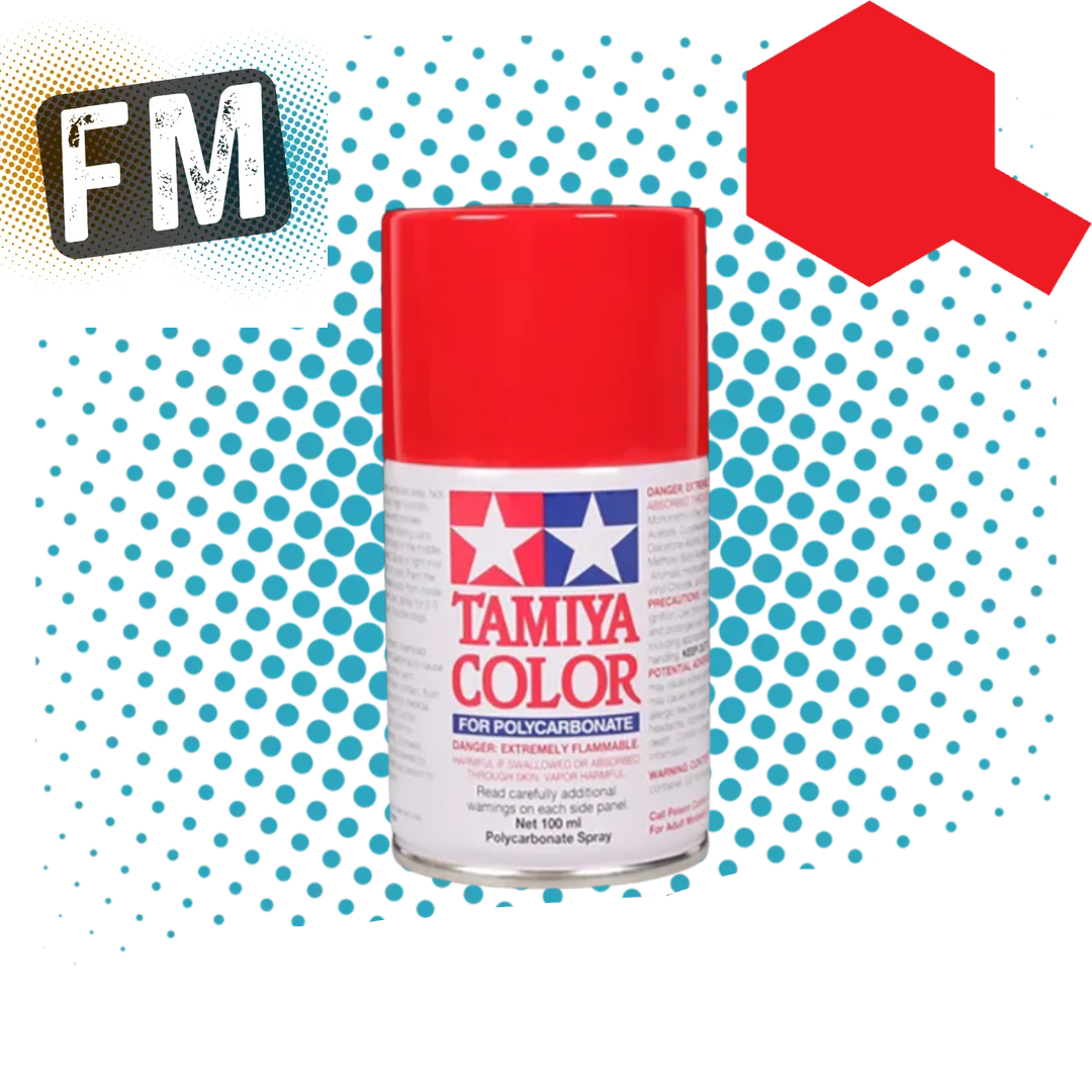 TAMIYA PS 1 TO 62 POLYCARBONATE RC BODY SPRAY PAINT - 100ML - ALL COLOUR LISTING