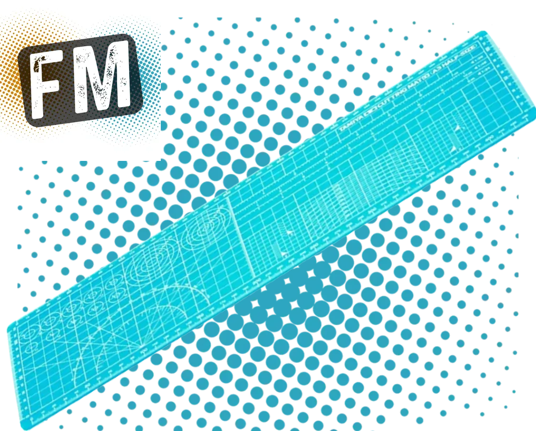 TAMIYA - 74144 BLUE SELF HEALING MODELLING WIDE CUTTING MAT - 145 X 450MM