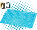TAMIYA - 74142 BLUE SELF HEALING MODELLING SMALL CUTTING MAT (A5) 210 X 148MM