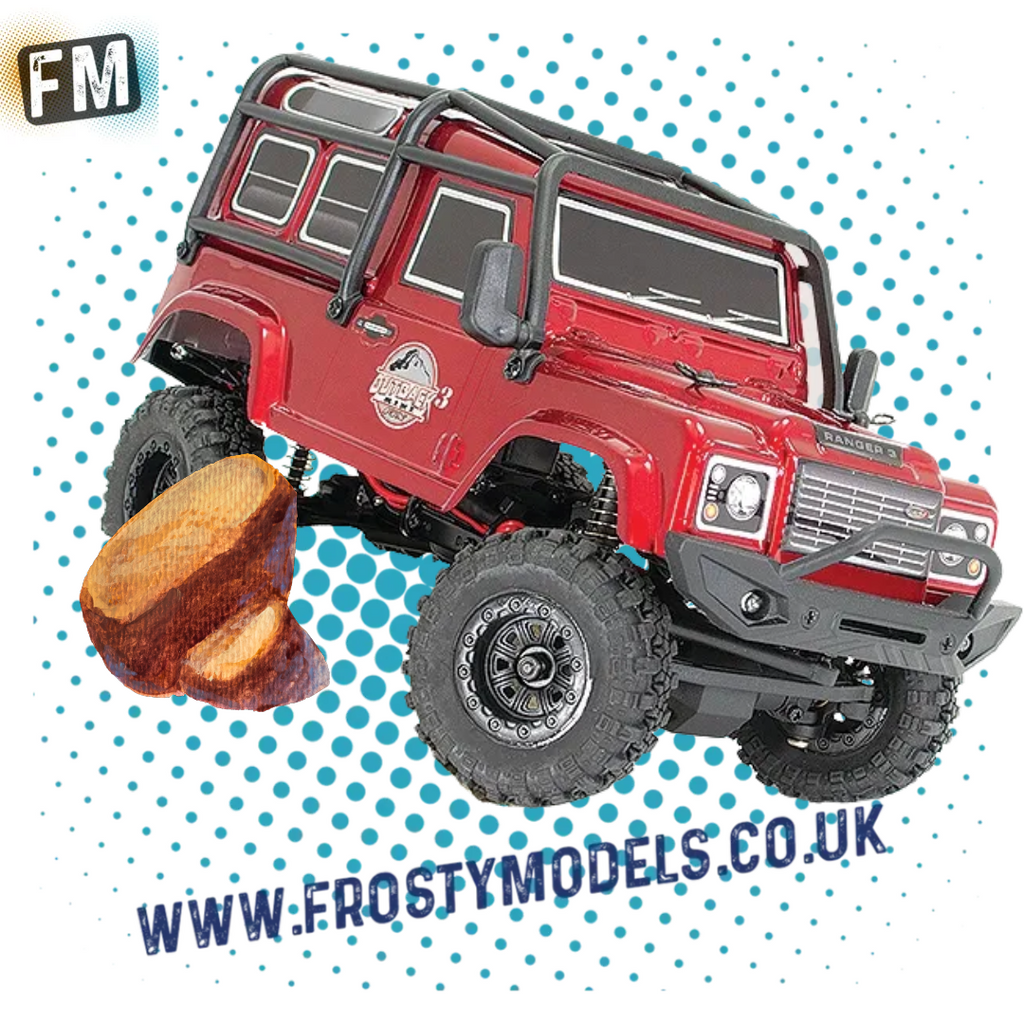 FTX - OUTBACK MINI 3.0 RANGER 1:24 READY-TO-RUN - DARK RED - RADIO/BATTERY/CHARGER INCLUDED