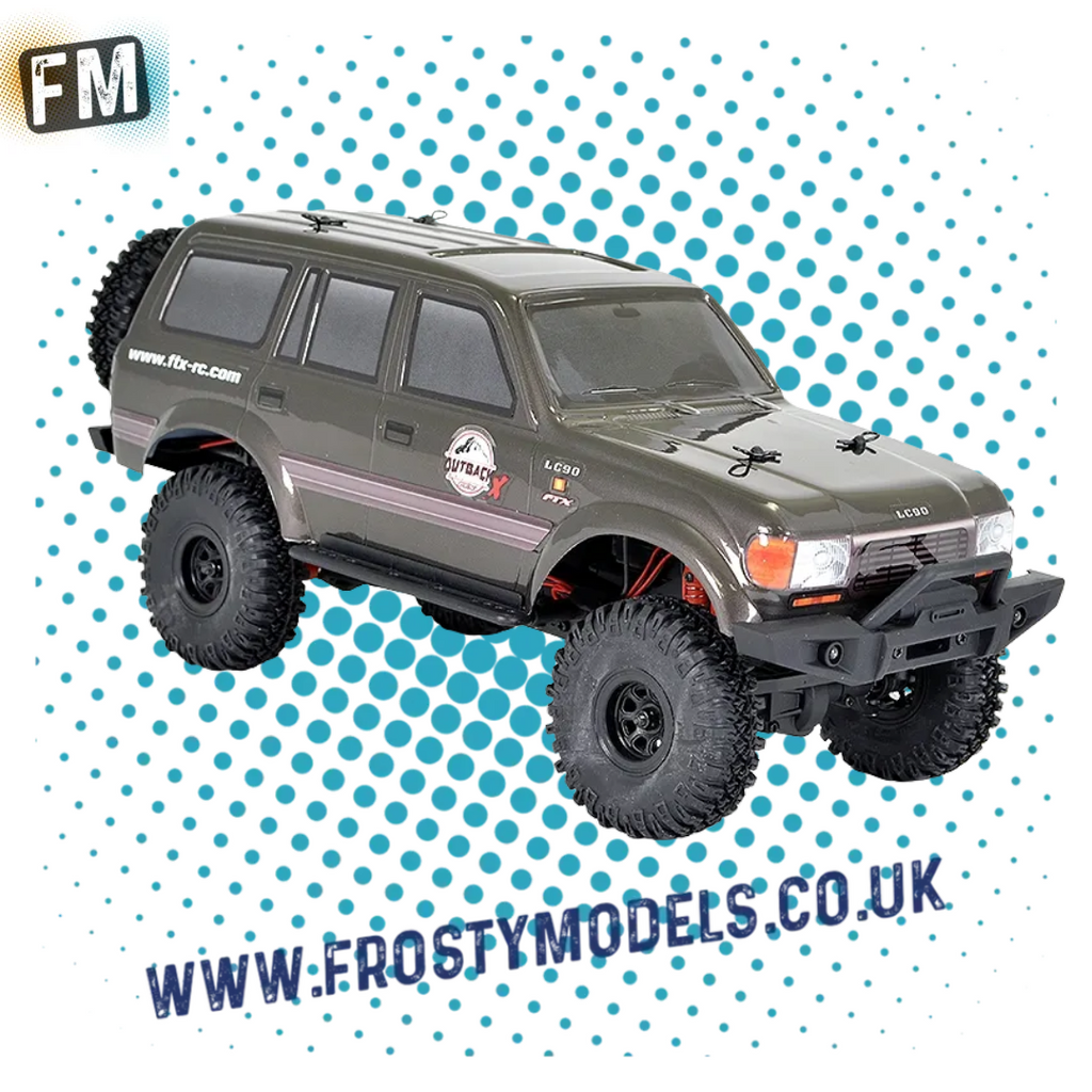 FTX - OUTBACK MINI X LC90 1:18 TRAIL READY-TO-RUN - GREY - RADIO/BATTERY/CHARGER INCLUDED