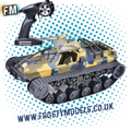 FTX - BUZZSAW 1/12 RC ALL TERRAIN TRACKED VEHICLE TANK - CAMO - RTR - RADIO/BATTERY/CHARGER INCLUDED