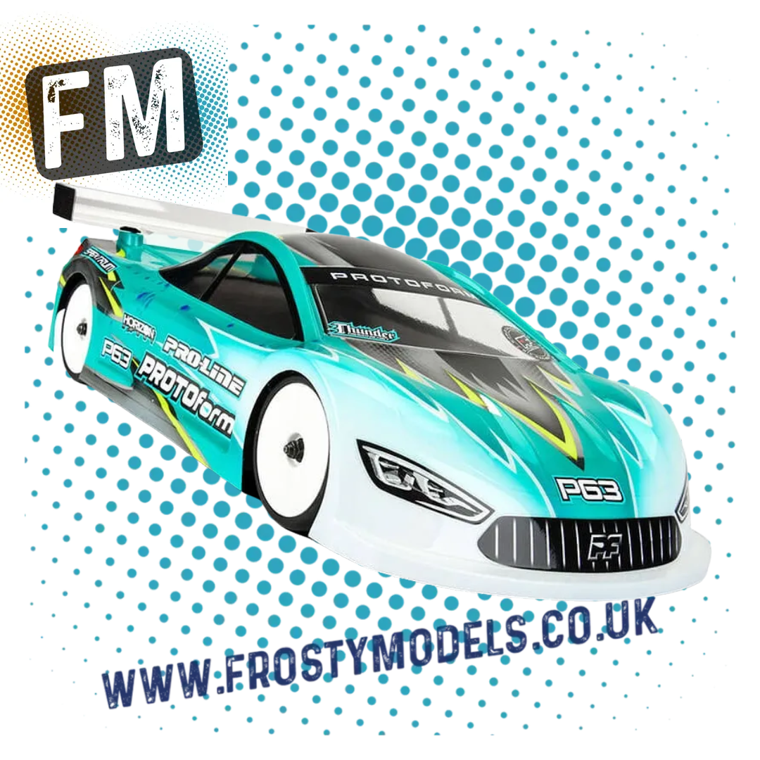 PROTOFORM - P63 PRO-LITE (0.5MM) 1/10 CLEAR BODYSHELL 190MM TC CAR - PRM158020