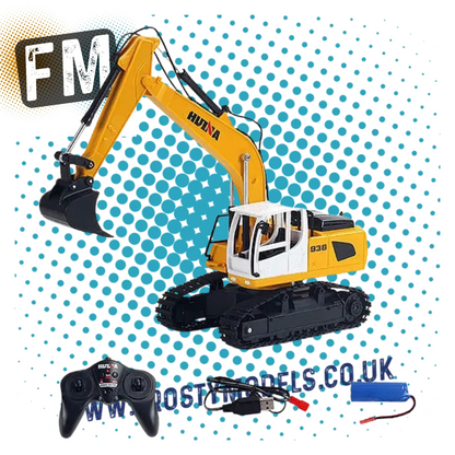 HUINA - Remote Control Construction 2.4G 6CH RC EXCAVATOR 1/24TH - CY1516