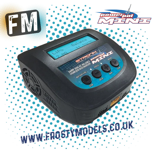ETRONIX - POWERPAL AC240V LIPO/HV/NIMH 6A 60W BALANCE CHARGER/DISCHARGER - ET0204