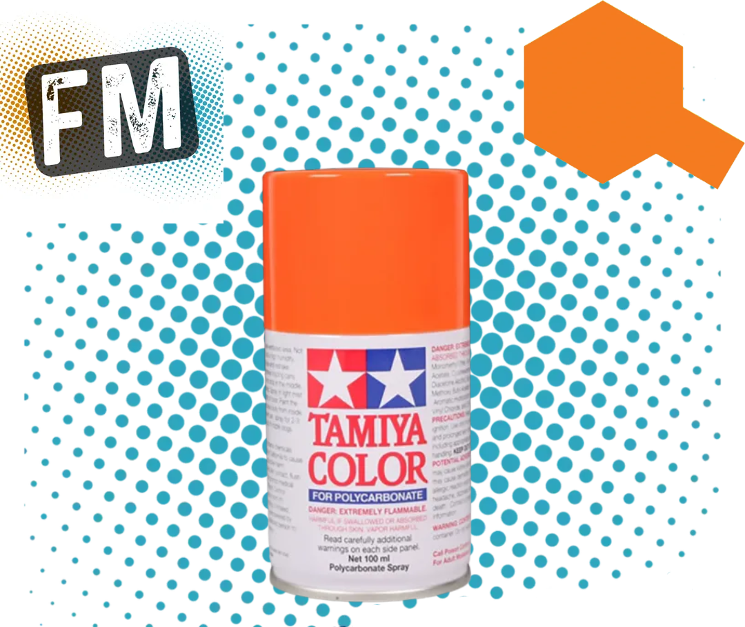 TAMIYA PS 1 TO 62 POLYCARBONATE RC BODY SPRAY PAINT - 100ML - ALL COLOUR LISTING