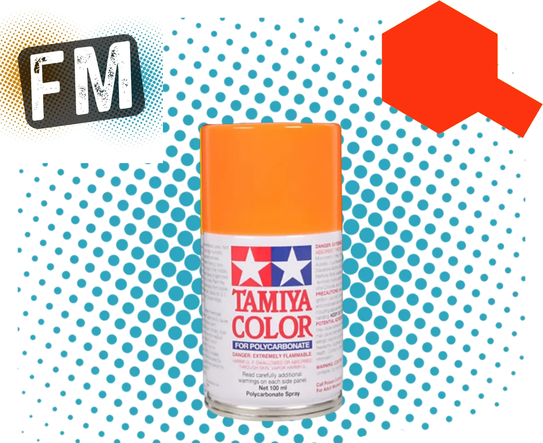 TAMIYA PS 1 TO 62 POLYCARBONATE RC BODY SPRAY PAINT - 100ML - ALL COLOUR LISTING