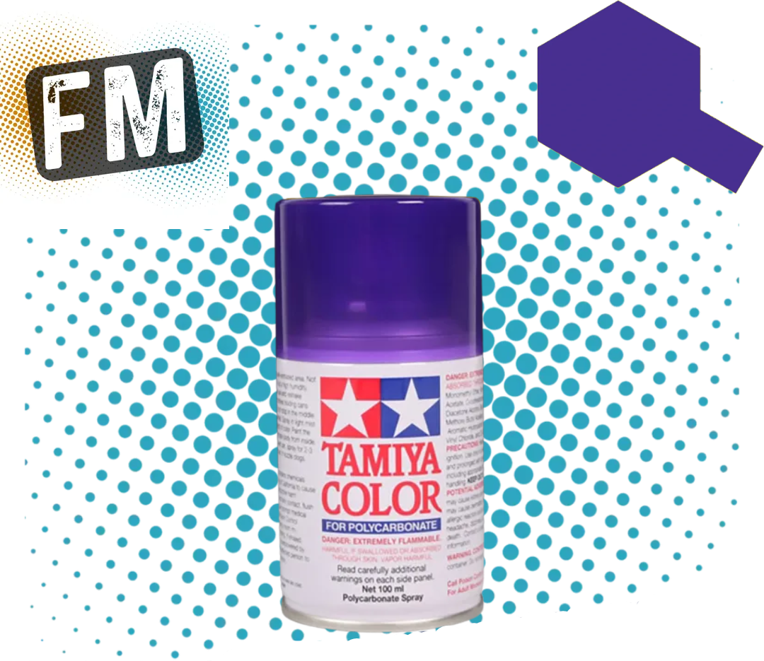 TAMIYA PS 1 TO 62 POLYCARBONATE RC BODY SPRAY PAINT - 100ML - ALL COLOUR LISTING