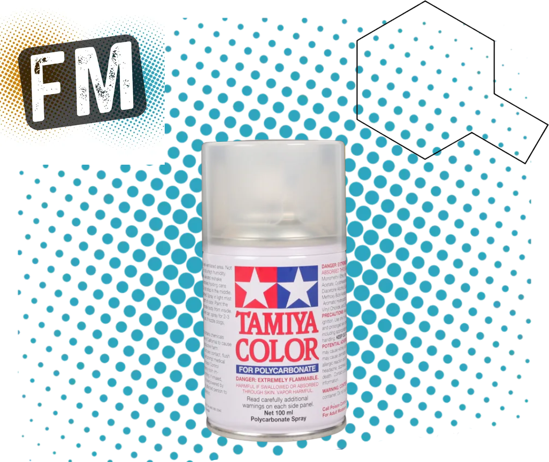 TAMIYA PS 1 TO 62 POLYCARBONATE RC BODY SPRAY PAINT - 100ML - ALL COLOUR LISTING
