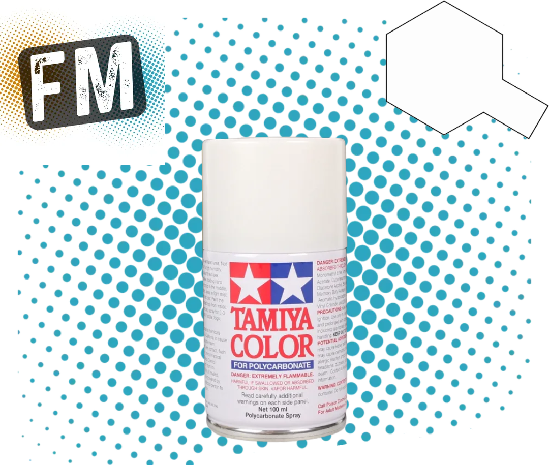 TAMIYA PS 1 TO 62 POLYCARBONATE RC BODY SPRAY PAINT - 100ML - ALL COLOUR LISTING