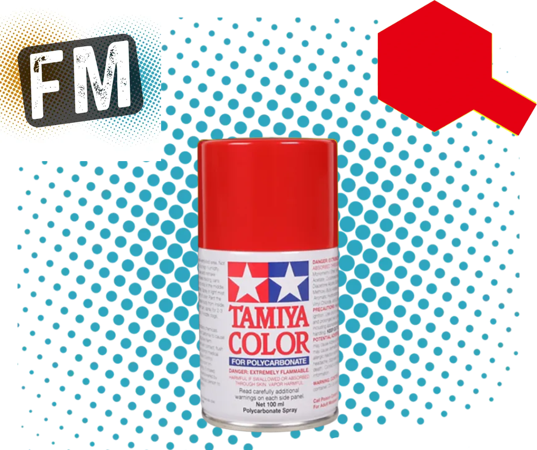TAMIYA PS 1 TO 62 POLYCARBONATE RC BODY SPRAY PAINT - 100ML - ALL COLOUR LISTING