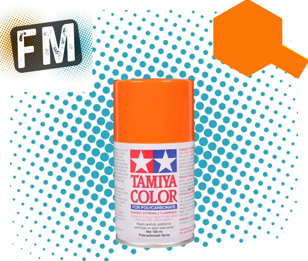 TAMIYA PS 1 TO 62 POLYCARBONATE RC BODY SPRAY PAINT - 100ML - ALL COLOUR LISTING
