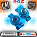 Yeah Racing - Aluminium Rear Hub Set (3deg) Tamiya TT-01E Blue - TATT-040BU