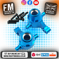 Yeah Racing - Aluminium Front Steering Knuckle Set Tamiya TT-01E Blue - TATT-037BU