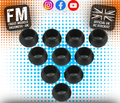 YEAH RACING - 9mm Ball for Tamiya TT01 Front Upper & Lower Arm (10 Pcs) - TT-BA001