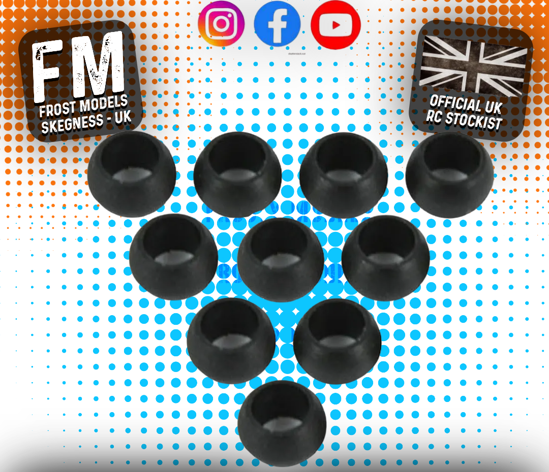YEAH RACING - 9mm Ball for Tamiya TT01 Front Upper & Lower Arm (10 Pcs) - TT-BA001