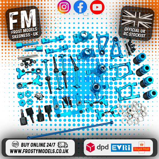 Yeah Racing - Rapid Performance Conversion Kit Blue For Tamiya TT01E - TATT-S05BU
