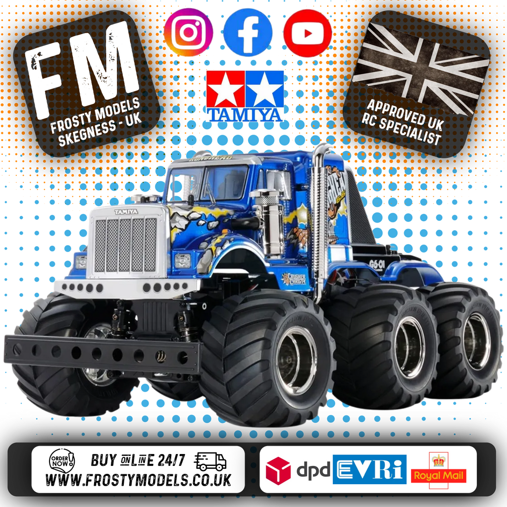 TAMIYA 58646 - (Pre-Order / Back Ordered due JULY 2025) RC Truck 1/18 KONGHEAD 6X6 - (G6-01) ASSEMBLY KIT - (ASSEMBLY, PAINT & ELECTRICS REQUIRED)