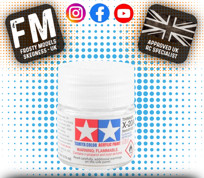 TAMIYA - Thinner / Cleaner for Acrylic Paint Blending 10ML (X-20A) - 81520