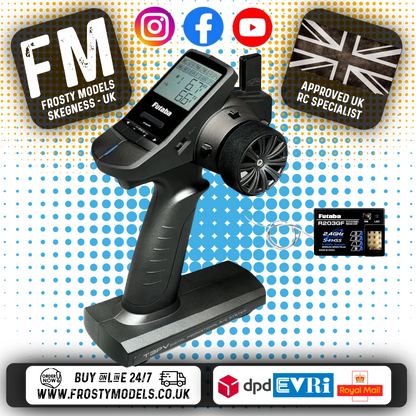 Futaba - T3PV 3-Channel 2.4ghz Surface Wheel Radio with R203GF Receiver - FUT05003108-3