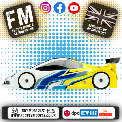 Xtreme RED HAWK - RC CAR BODY SHELL 1/10 190MM - TC ETC STD - XTMTB0424-ETS (Racer Recommended)