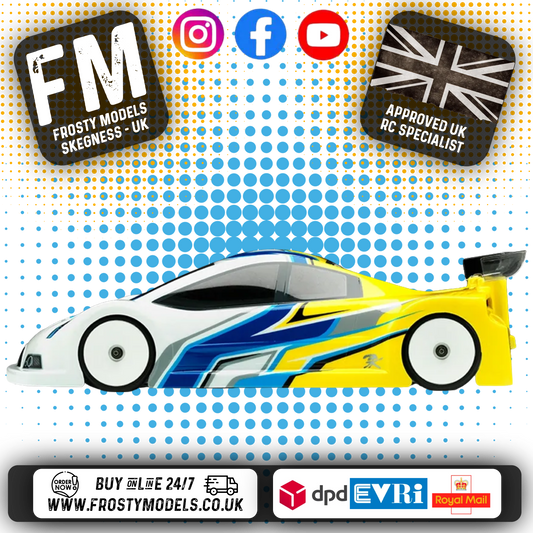 Xtreme RED HAWK - RC CAR BODY SHELL 1/10 190MM - TC ETC STD - XTMTB0424-ETS (Racer Recommended)
