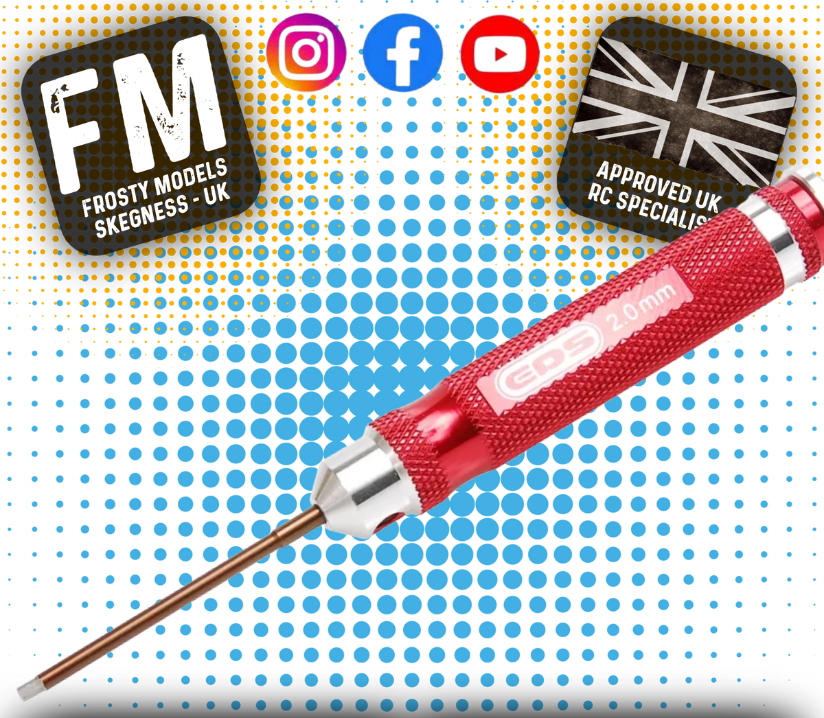 EDS RC TOOLS RANGE - SCREW DRIVERS/SOCKETS/HEX 1.5/2.0/2.5/3.0MM - MULTI LISTING
