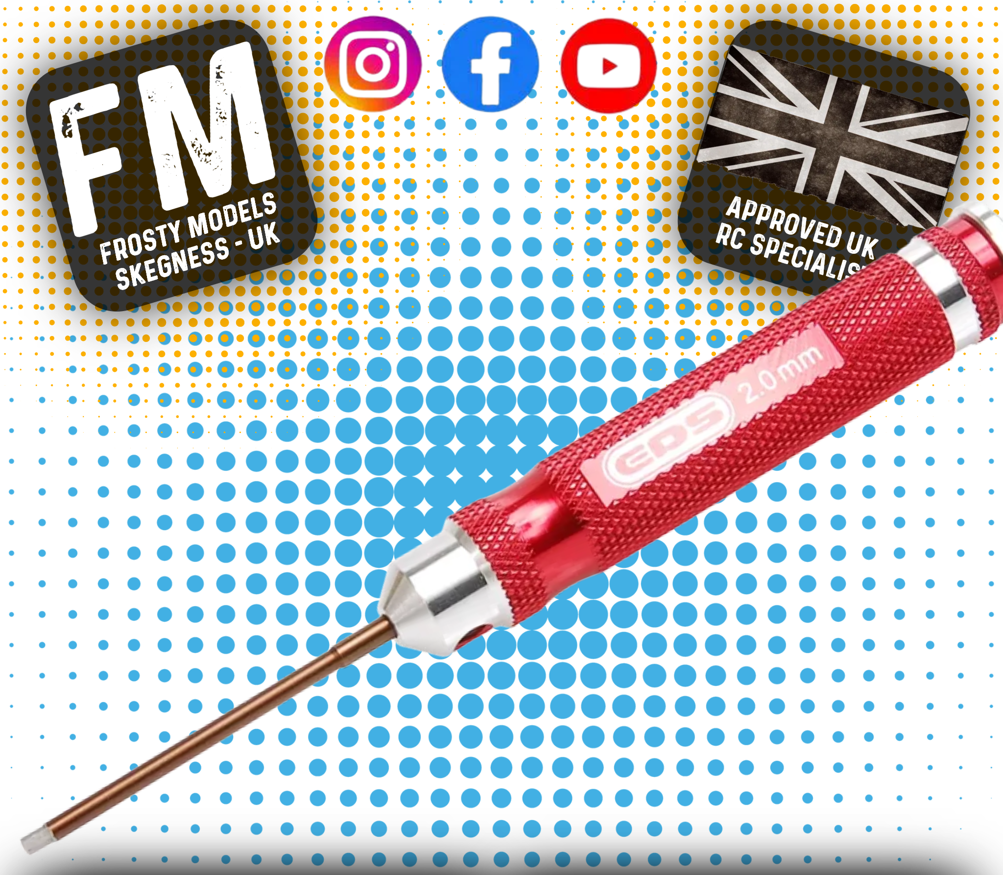EDS RC TOOLS RANGE - SCREW DRIVERS/SOCKETS/HEX 1.5/2.0/2.5/3.0MM - MULTI LISTING