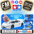 TAMIYA 47506 - 1998 NSX Racing White Pre-Painted Body - 1/10 (TT02 kit) 4WD CAR INC's MOTOR & ESC